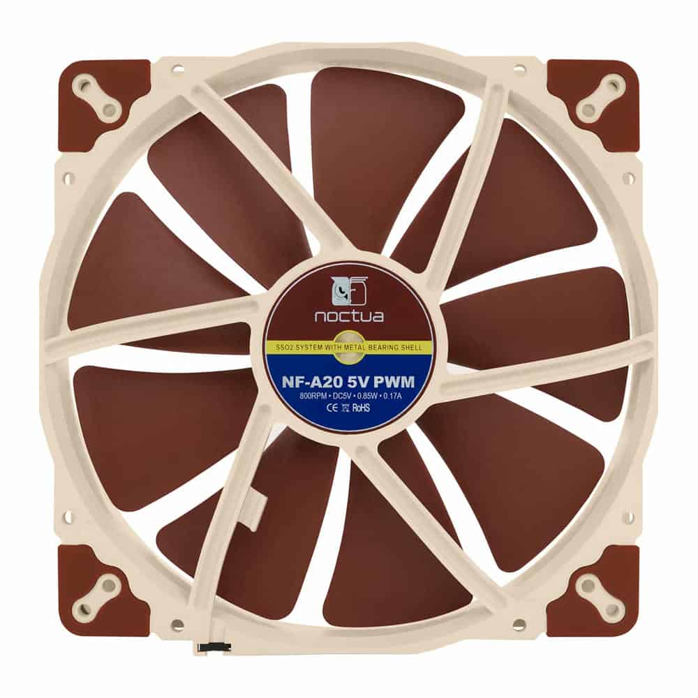 (image for) Noctua NF-A20 5V PWM 200mm Beige/Brown Fan